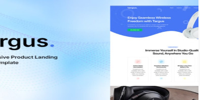 Targus | Product Landing Page Template