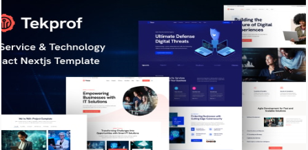 Tekprof - IT Solutions React NextJs Template