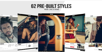 The One - Creative One Page Photography Portfolio