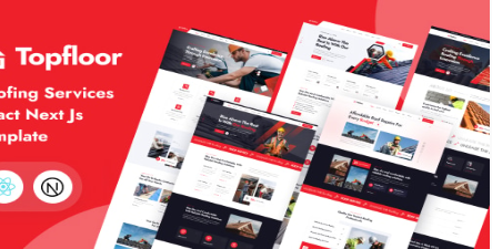 Topfloor - Roofing Services React Next Js Template