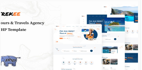 Trekee-Tours & Travels Agency PHP Template