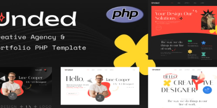 Unded - Creative Portfolio PHP Template1.0