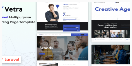 Vetra - Multipurpose Agency & Portfolio Laravel