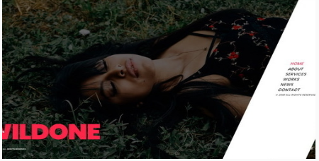 Wildone - Photography Portfolio Template