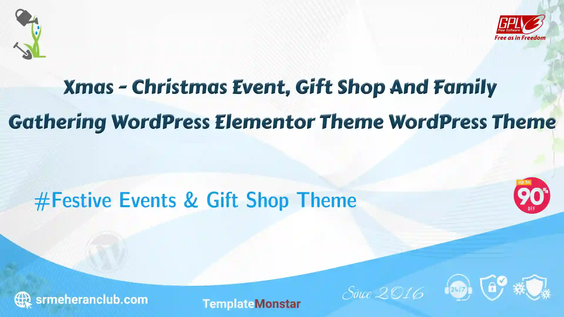 Xmas – Christmas Event, Gift Shop And Family Gathering WordPress Elementor Theme WordPress Theme — Theme by Templatemonster