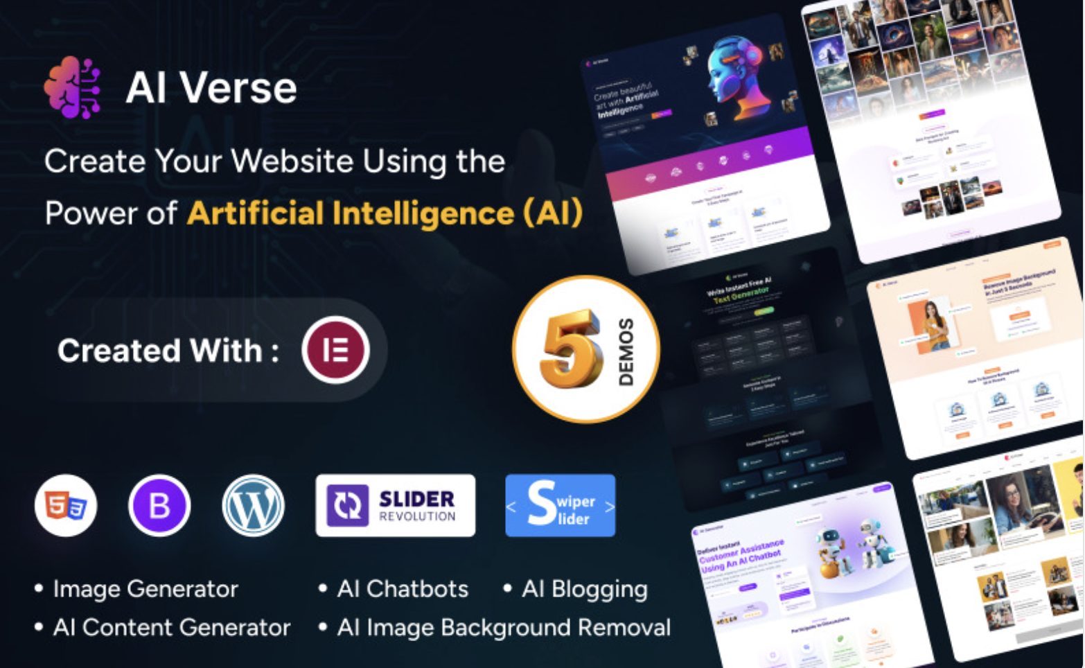 AI Startup & Technology WordPress Theme