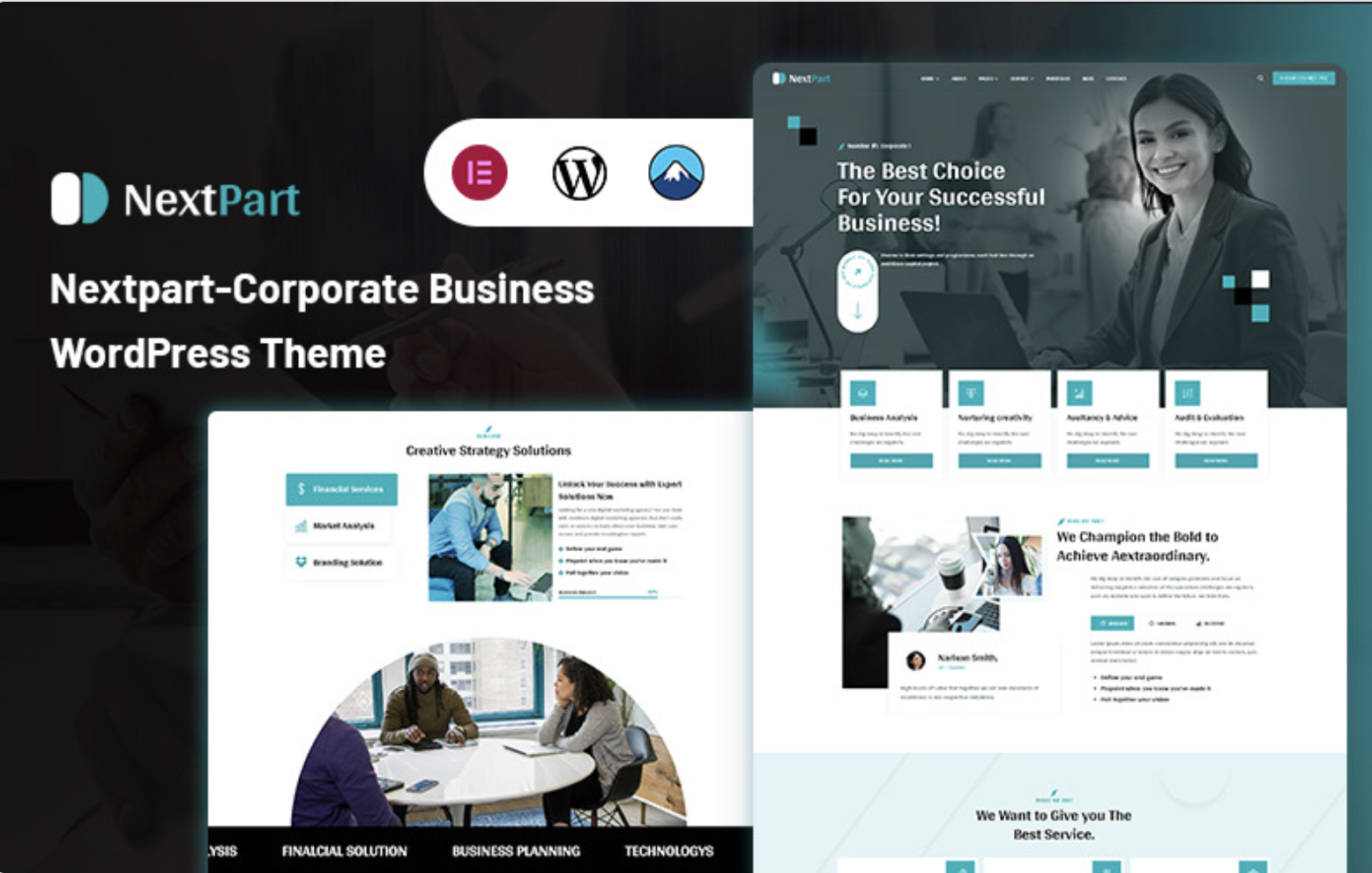 Nextpart - Corporate WordPress Theme