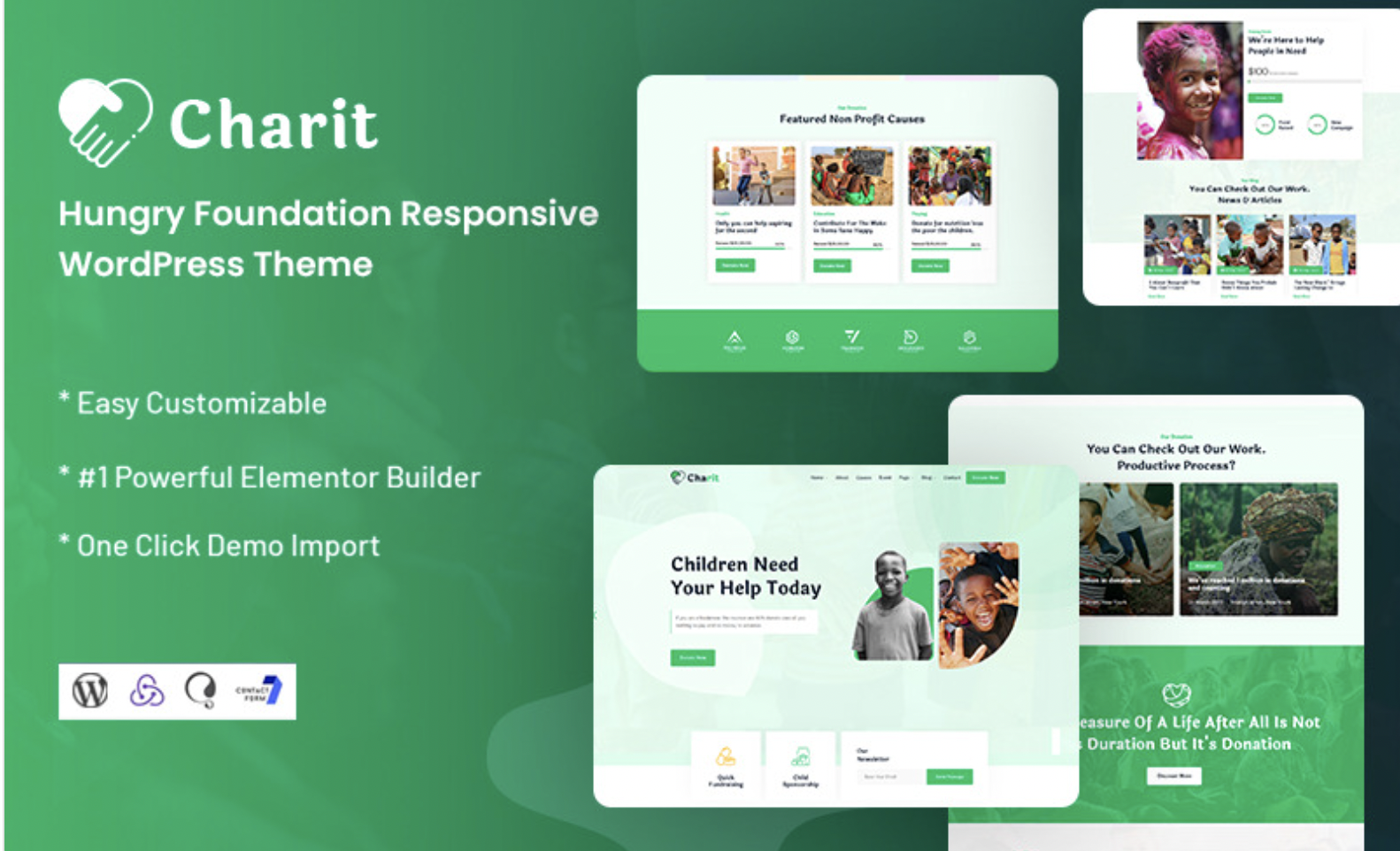 Charit - Hungry Foundation Responsive WordPress Theme