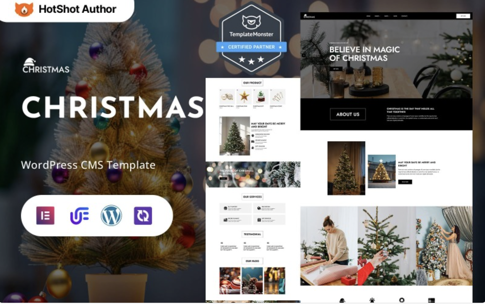 Christmas - Christmas Party And Decorations Store WordPress Elementor Theme WordPress Theme