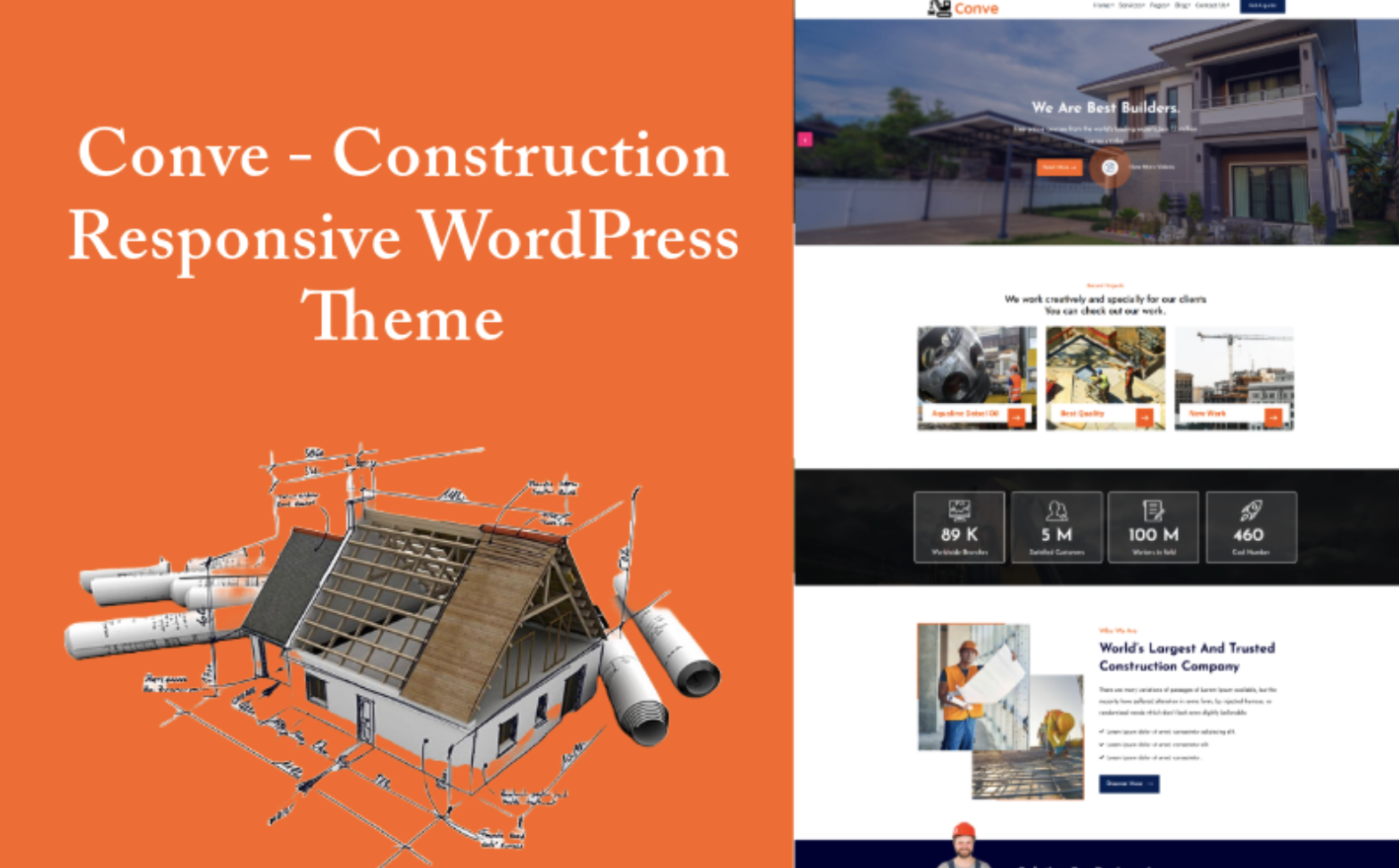 Conve - Construction Responsive WordPress Theme
