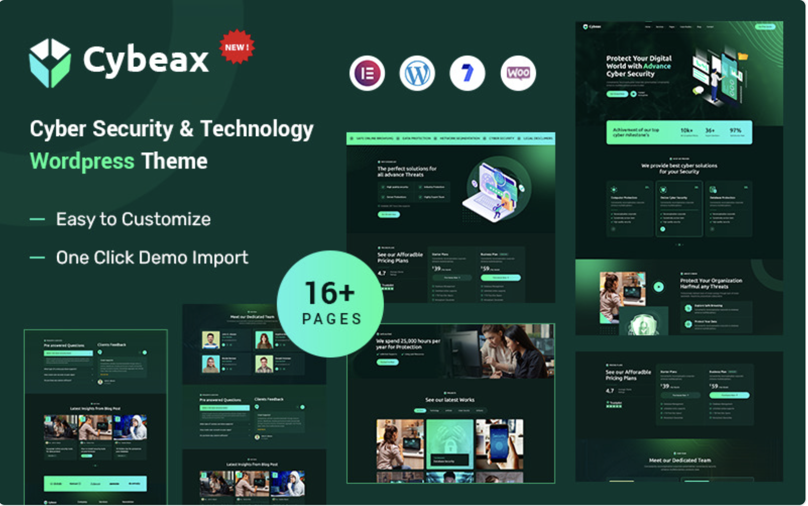Cybeax – Cyber Security Protection & AI Technology WordPress Theme