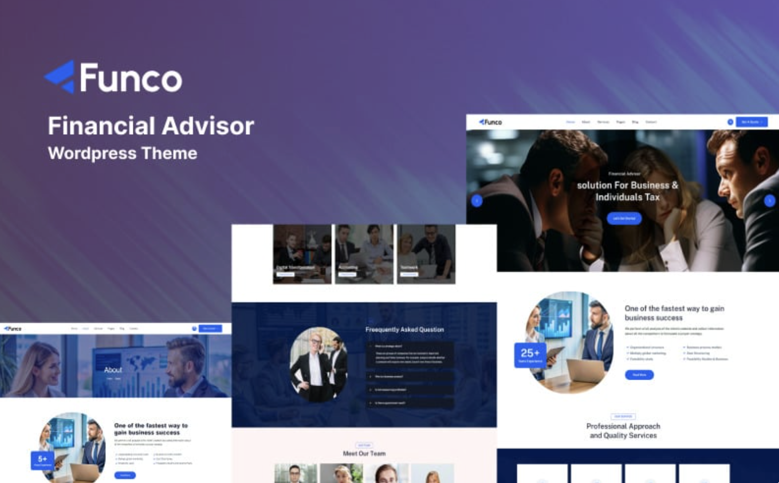 Funco - Financial Advisor WordPress Theme