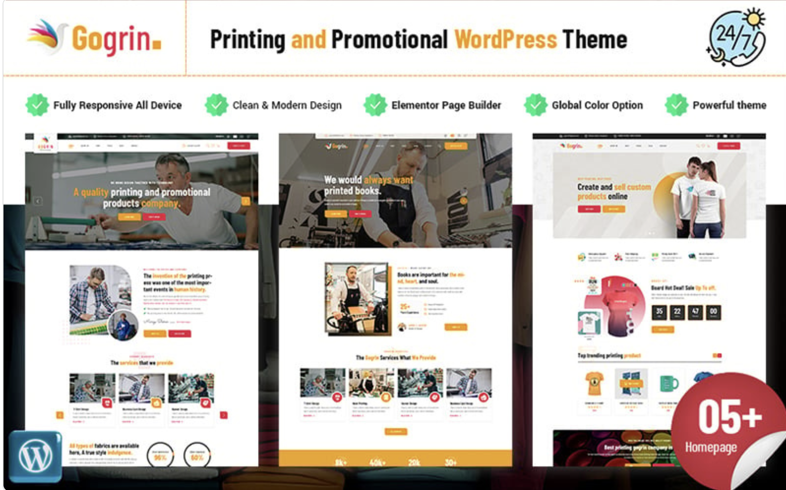 Gogrin - Education WordPress Theme