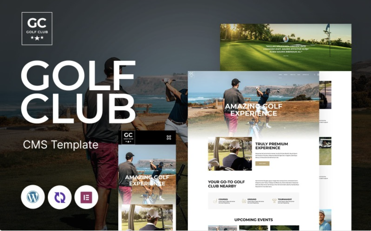 GC – Golf Club WordPress Theme