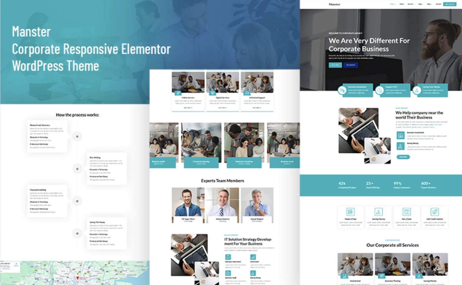 Manster - Corporate Responsive Elementor WordPress Theme