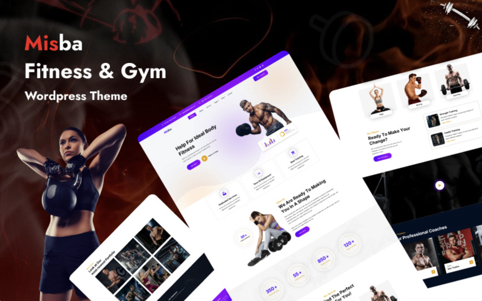 Misba - Fitness and Gym WordPress Theme
