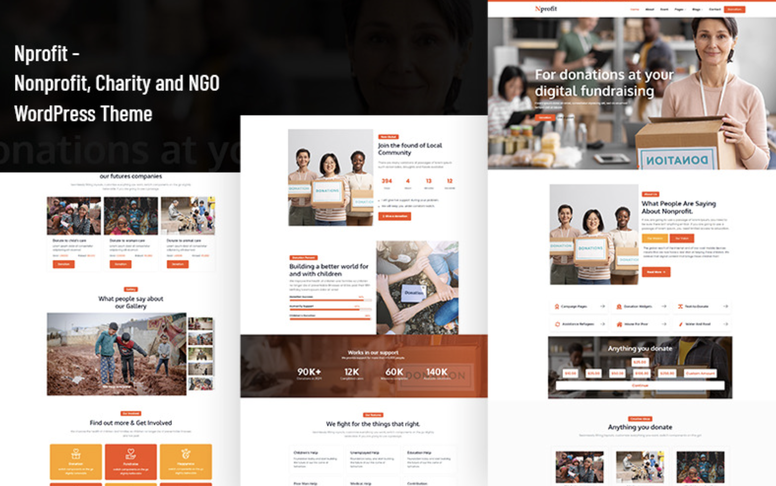 Nprofit - Nonprofit, Charity and NGO WordPress Theme