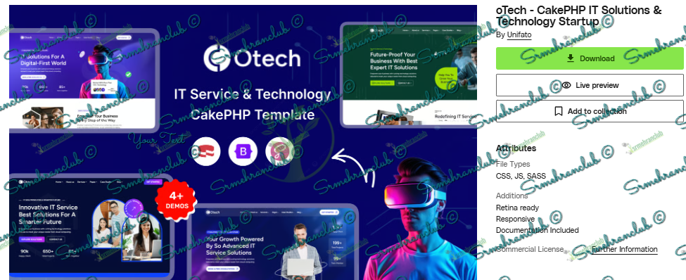 oTech - IT Solutions Technology Startup Flask