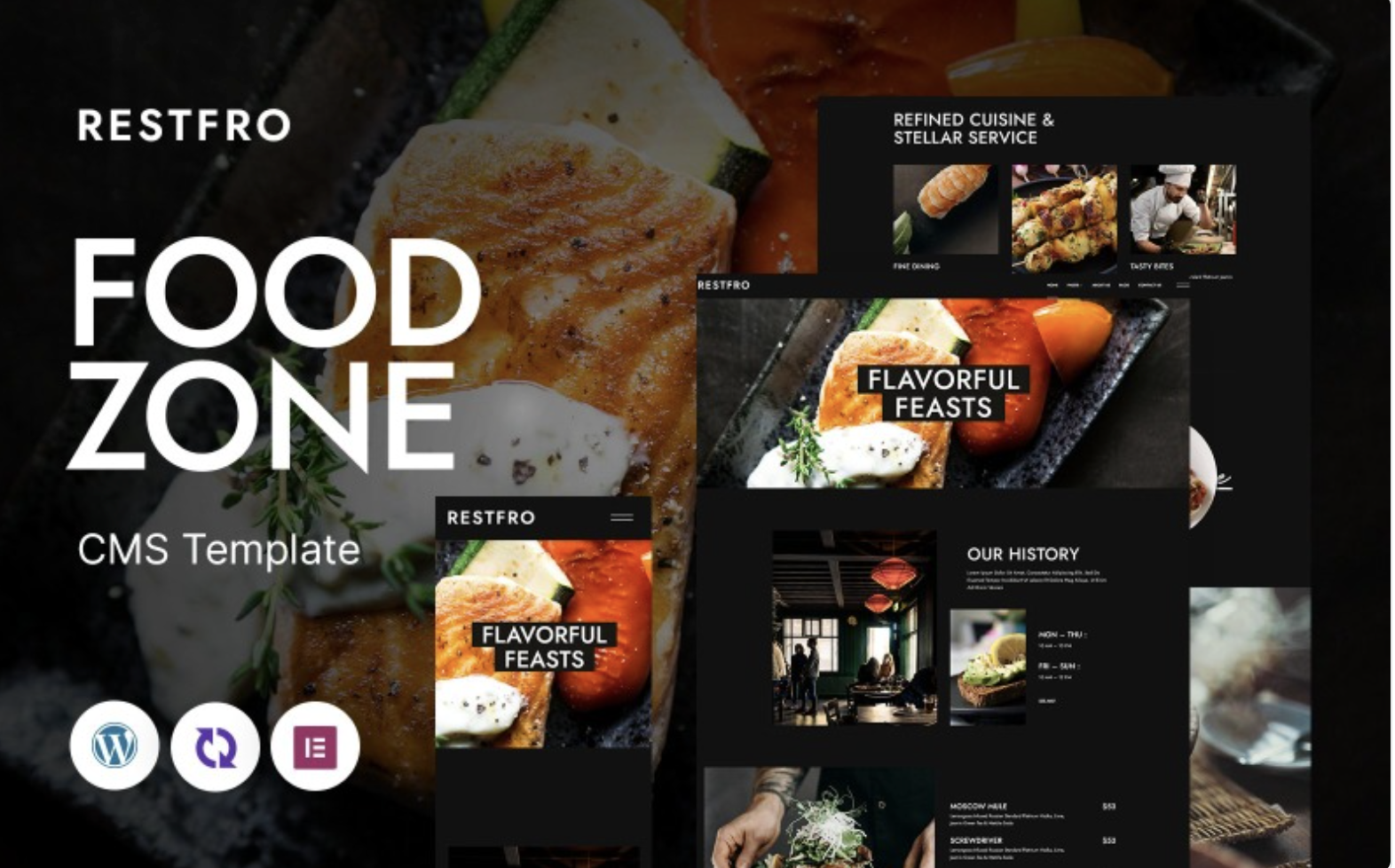 Restfro - Restaurant And Food Multipurpose Responsive WordPress Theme