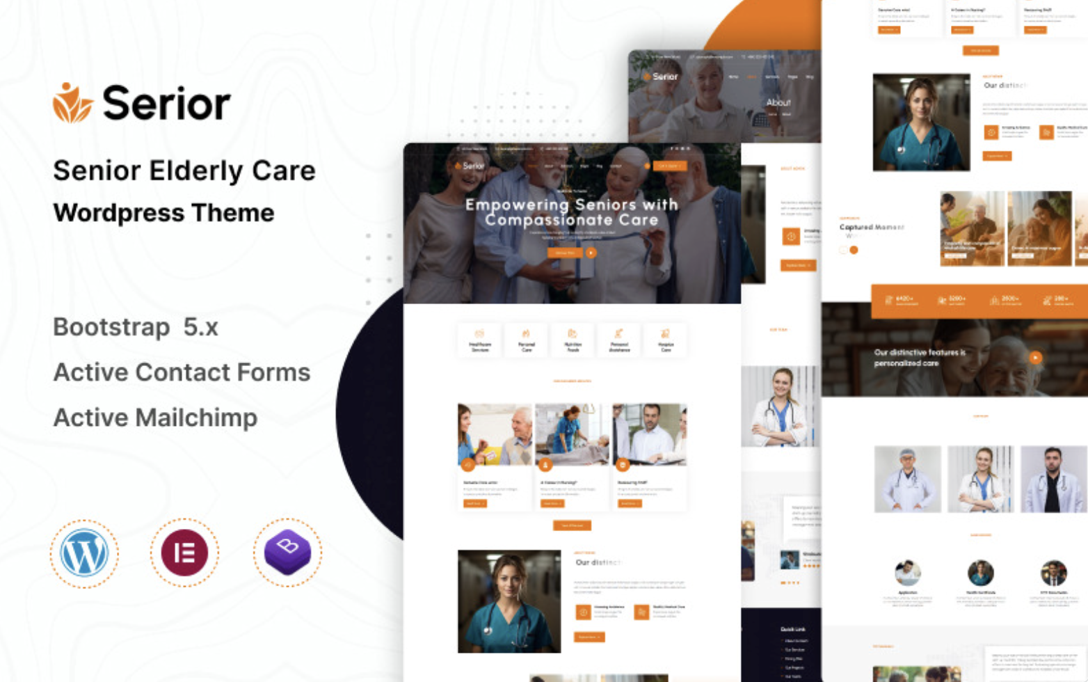 Serior - Senior Elderly Care Wordpress Theme WordPress Theme