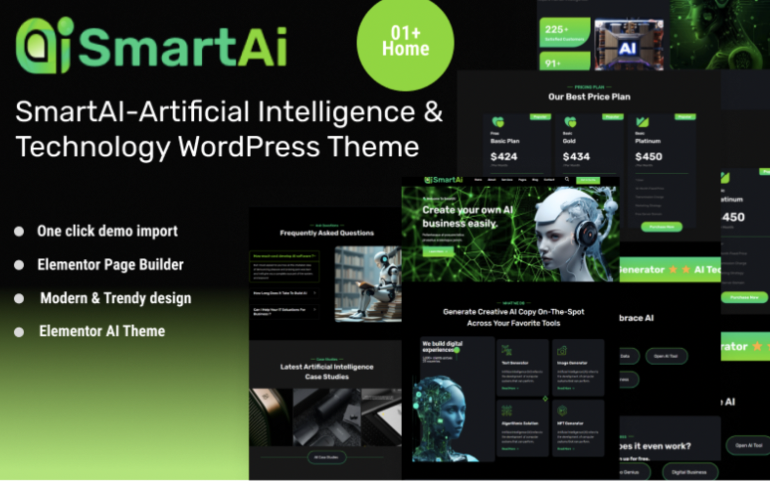 SmartAI-Artificial Intelligence & Technology WordPress Theme