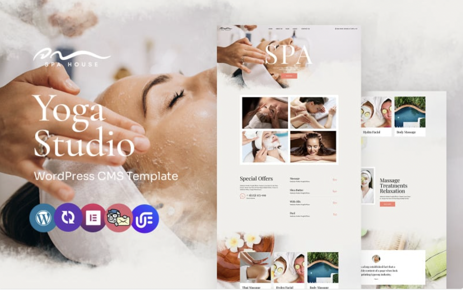 Spa House - Spa And Wellness Multipurpose WordPress Elementor Theme WordPress Theme