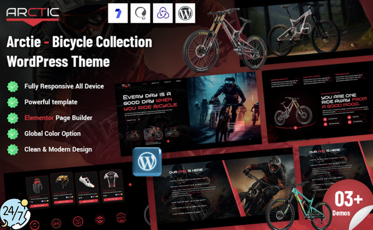 Arctie - Bicycle Collection WordPress Theme