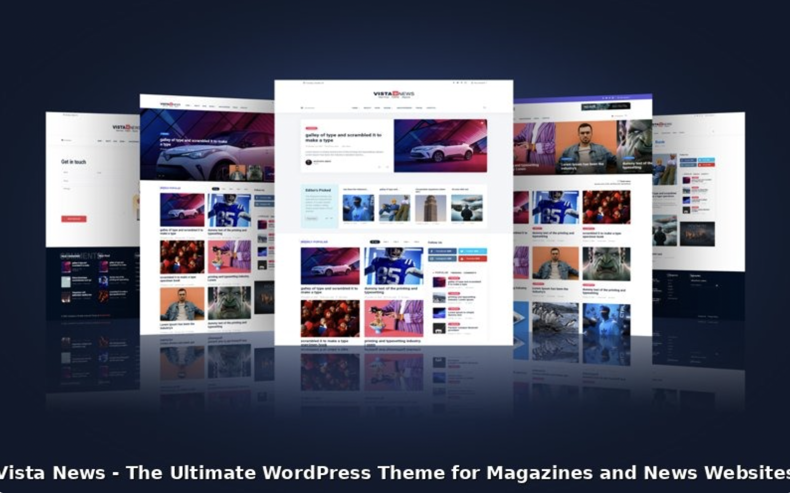 Vista News - The Ultimate WordPress Theme for Magazines and News Websites