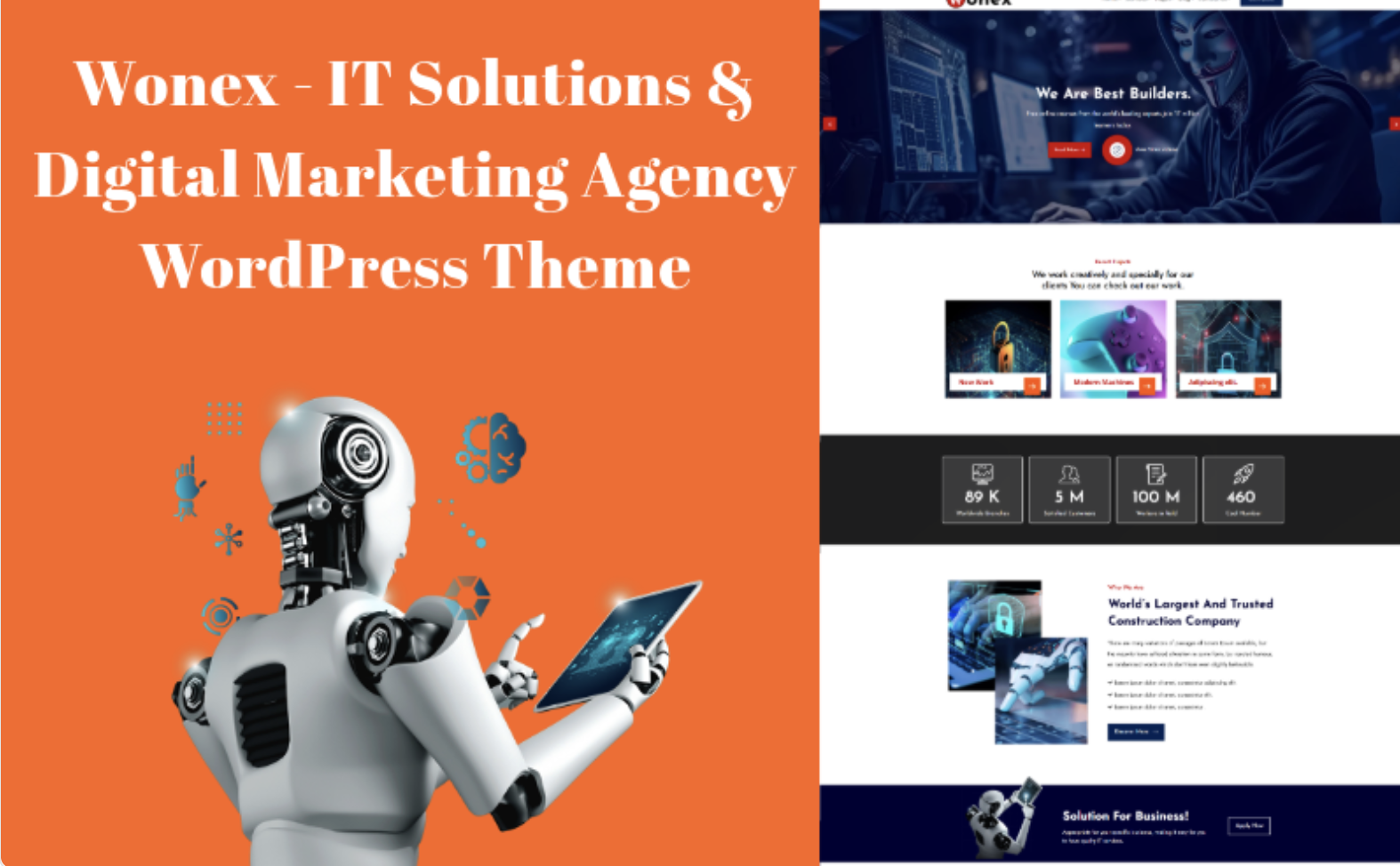 Wonex - IT Solutions & Digital Marketing Agency WordPress Theme
