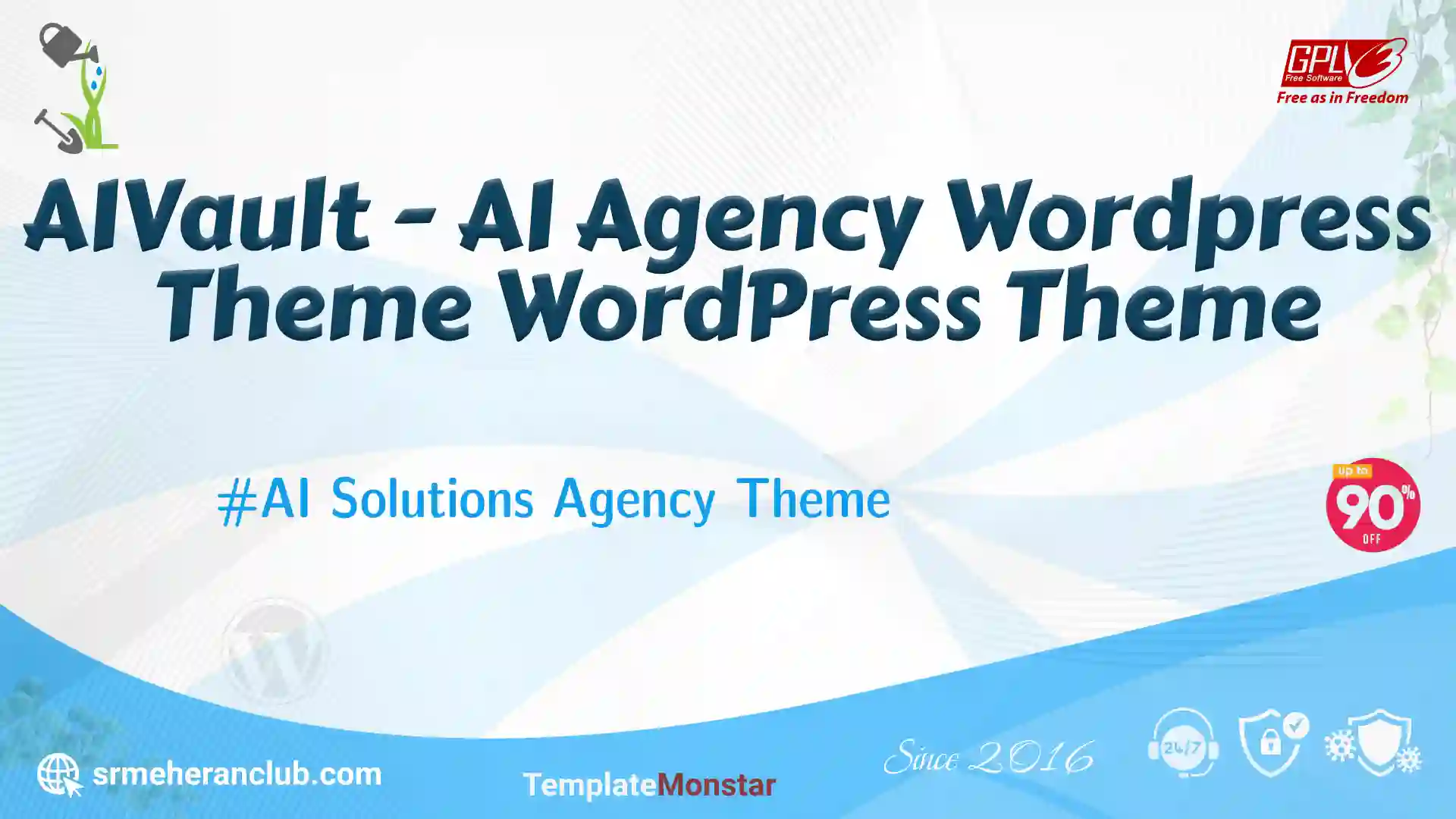 AIVault – AI Agency WordPress Theme WordPress Theme — Theme by Templatemonster