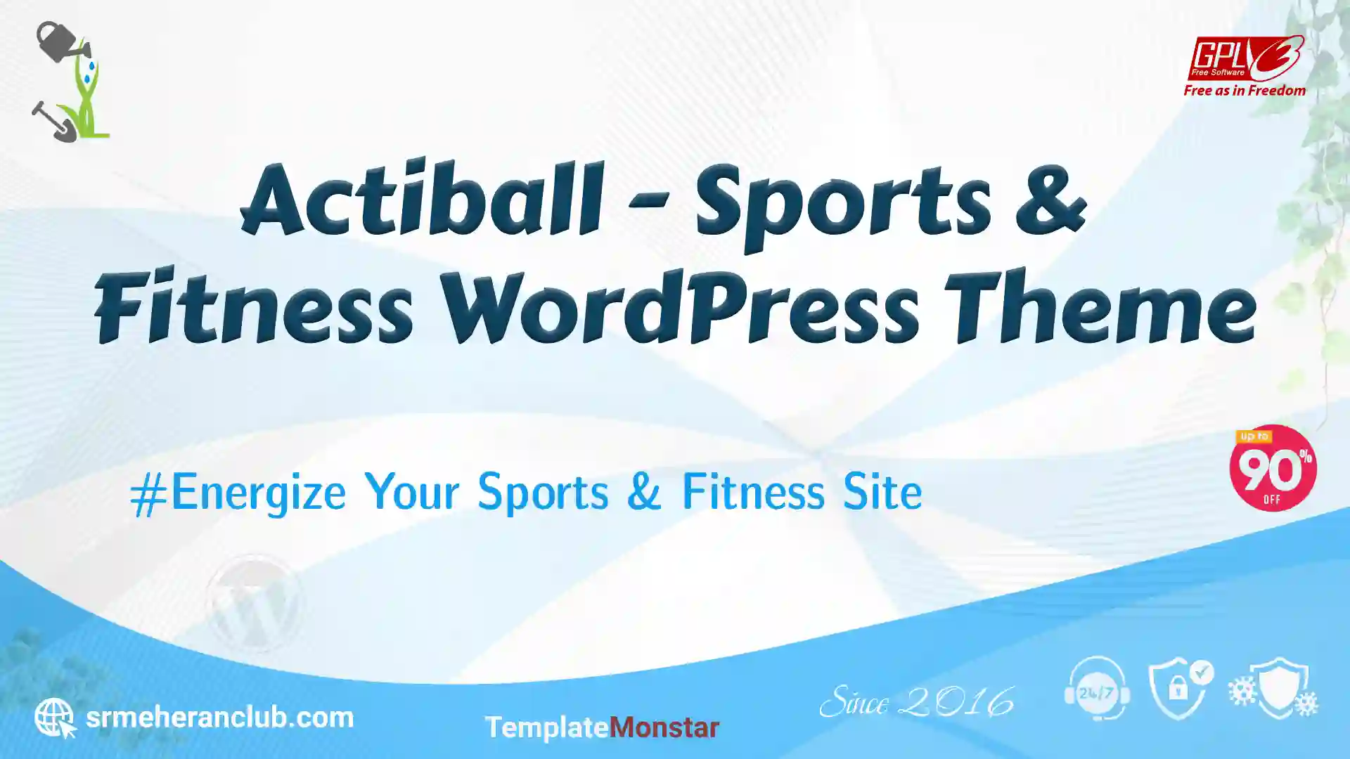 Actiball – Sports & Fitness WordPress Theme — Theme by Templatemonster