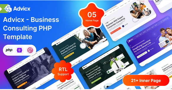 Advicx - Business Consulting PHP Template