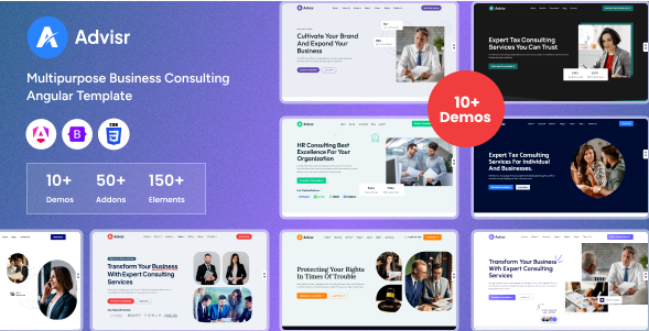 Advisr - Angular Multipurpose Business Consulting