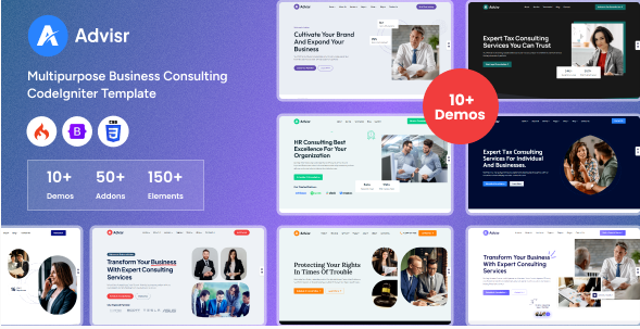 Advisr - CI 4 Multipurpose Business Consulting
