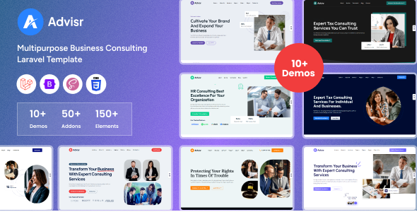 Advisr - Laravel Multipurpose Business Consulting