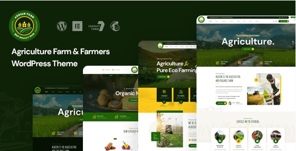 Agrion - Agriculture Farm & Farmers WordPress Them