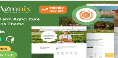Agronix - Organic Farm Agriculture WordPress Theme