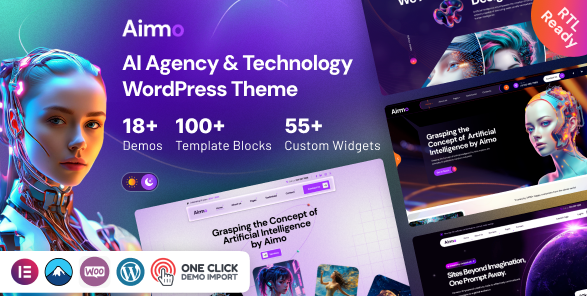 Aimo - AI Agency & Technology WordPress Theme
