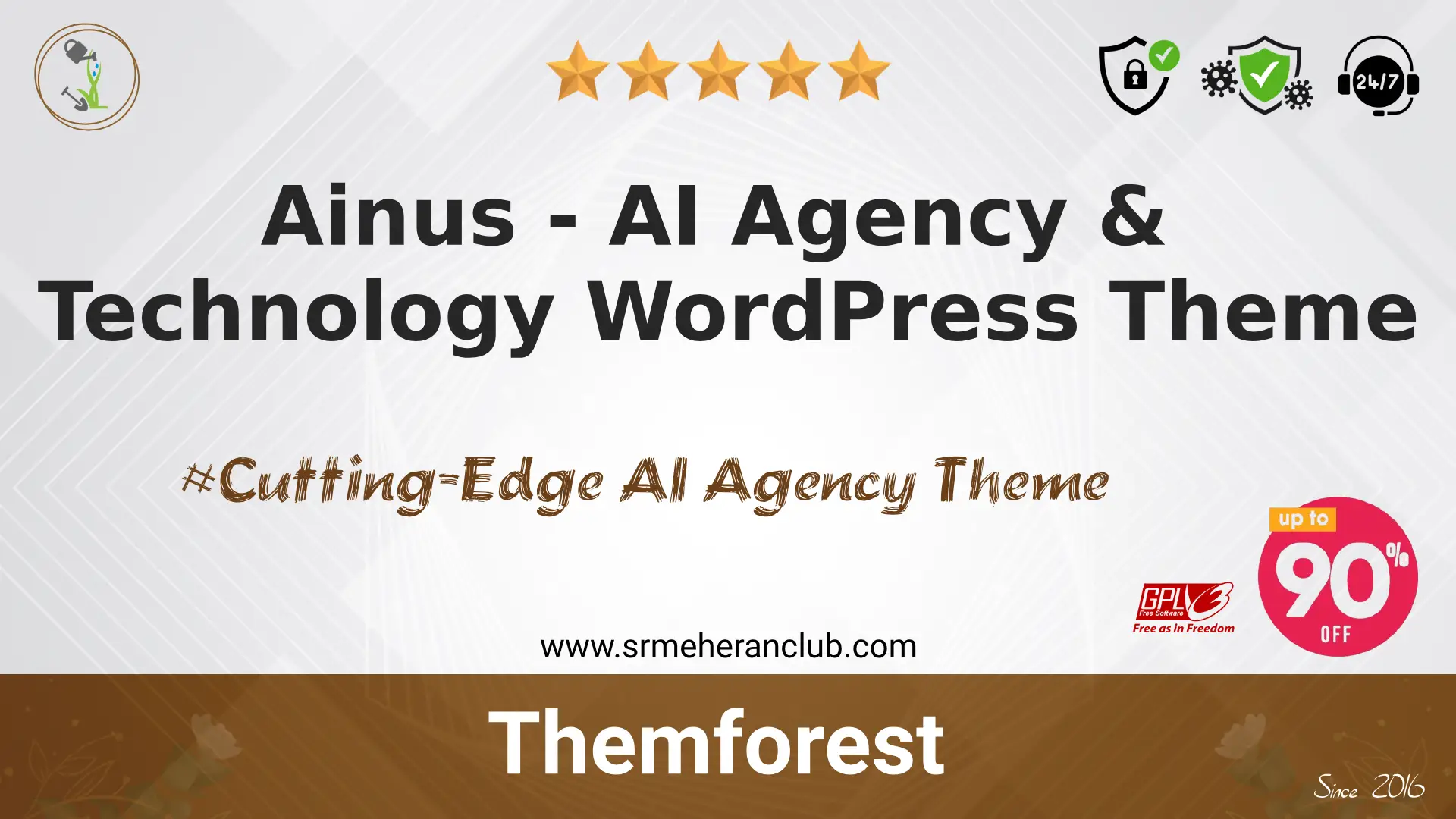Ainus – AI Agency & Technology WordPress Theme