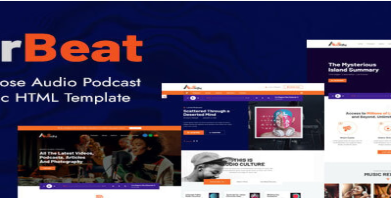 AirBeat | Multipurpose Audio Podcast HTML Template