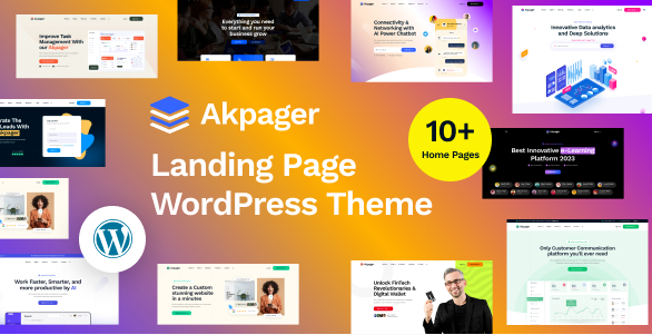 Akpager - Landing Page Elementor WordPress Theme