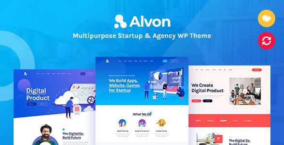 Alvon - Multipurpose Startup & Agency Theme