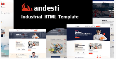 Andesti – Industrial HTML Template