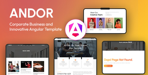 Andor :: Business and Innovative Angular Template