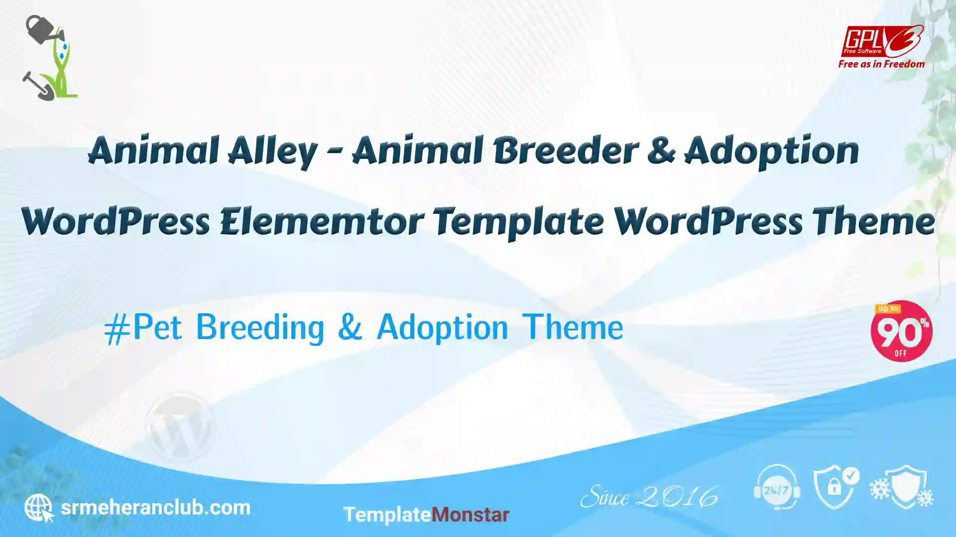 Animal Alley – Animal Breeder & Adoption WordPress Elememtor Template WordPress Theme — Theme by Templatemonster