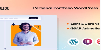 Antux - Personal Portfolio WordPress Theme