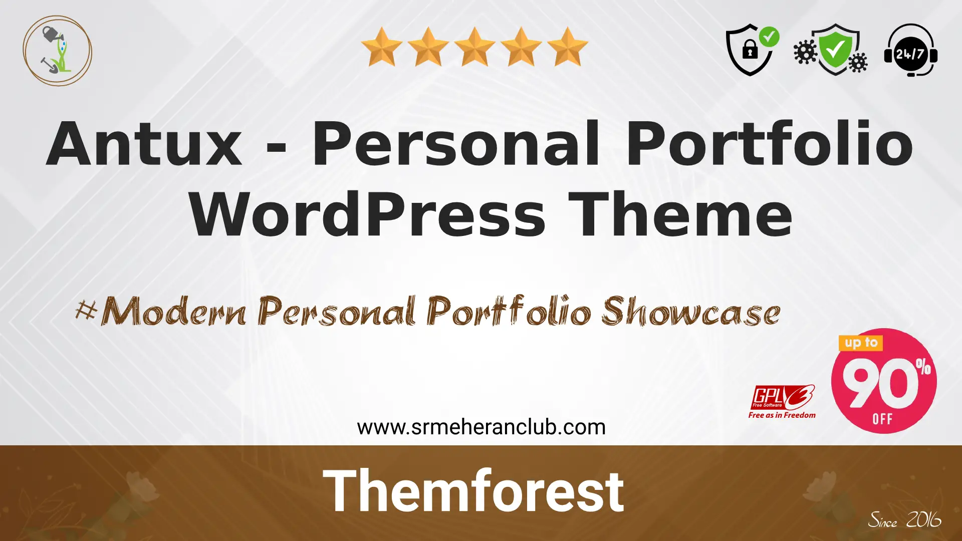 Antux – Personal Portfolio WordPress Theme — Theme by Themeforest