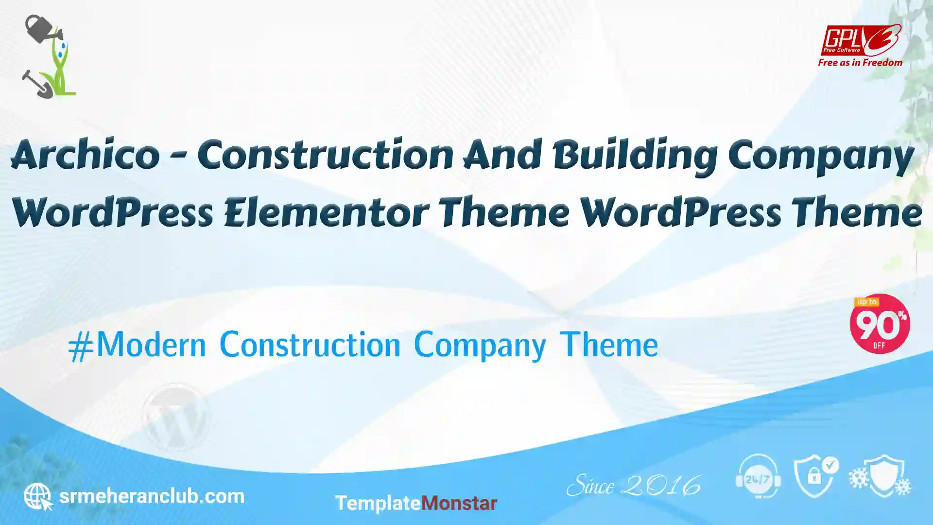 Archico – Construction And Building Company WordPress Elementor Theme WordPress Theme — Theme by Templatemonster