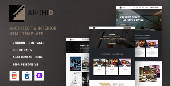 Archid - Architecture & Interior HTML5 Template