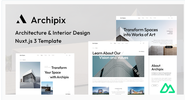 Archipix | Architecture & Interior Design Nuxt Js